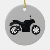 Motorfiets Keramisch Ornament (Voorkant)