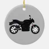 Motorfiets Keramisch Ornament (Achterkant)
