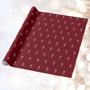 Motorfiets Kerst Elf Wrapping Paper Cadeaupapier