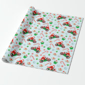 Motorfiets Kerstcadeaus Cadeaupapier (Uitgerold)