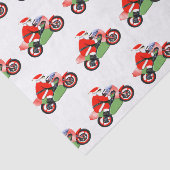 Motorfiets Kerstmis Tissuepapier (Detail)