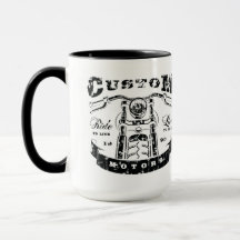 Motorfiets koffiekop