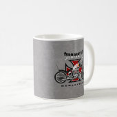 Motorfiets Koffiemok (Voorkant rechts)