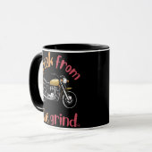 Motorfiets koffiemok mok (Voorkant links)