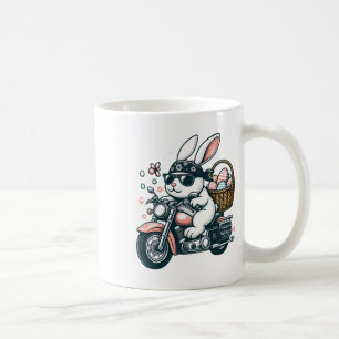 Motorfiets Konijn Paas Biker Eieren  Koffiemok