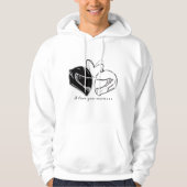 Motorfiets Koppel Hoodie (Voorkant)