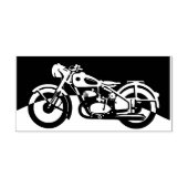 motorfiets kunststempel rubberstempel (Afrduk)