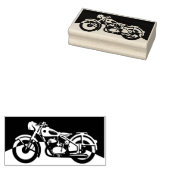 motorfiets kunststempel rubberstempel (Gestempeld)