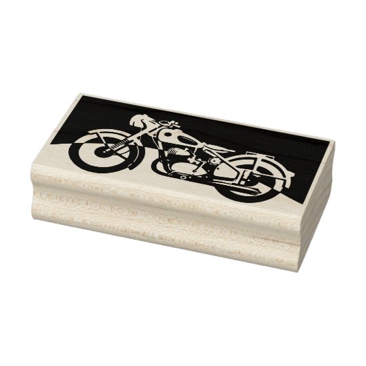 motorfiets kunststempel rubberstempel (Stempel)