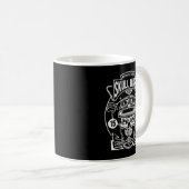 Motorfiets Legend Skull Biker Koffiemok (Voorkant rechts)