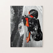 Motorfiets Legpuzzel (Verticaal)