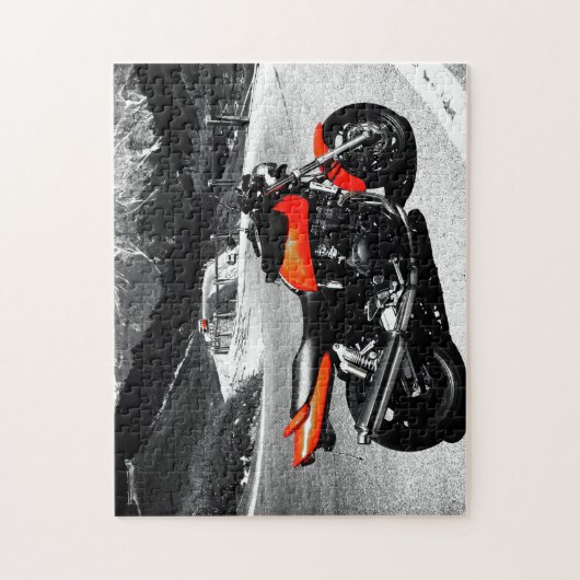 Motorfiets Legpuzzel (Verticaal)