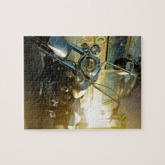 motorfiets legpuzzel (Horizontaal)