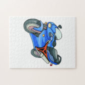 Motorfiets Legpuzzel (Horizontaal)