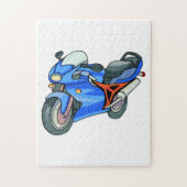 Motorfiets Legpuzzel (Verticaal)