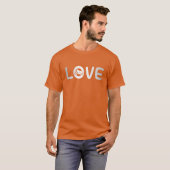 motorfiets liefde vintage t-shirt (Voorkant volledig)