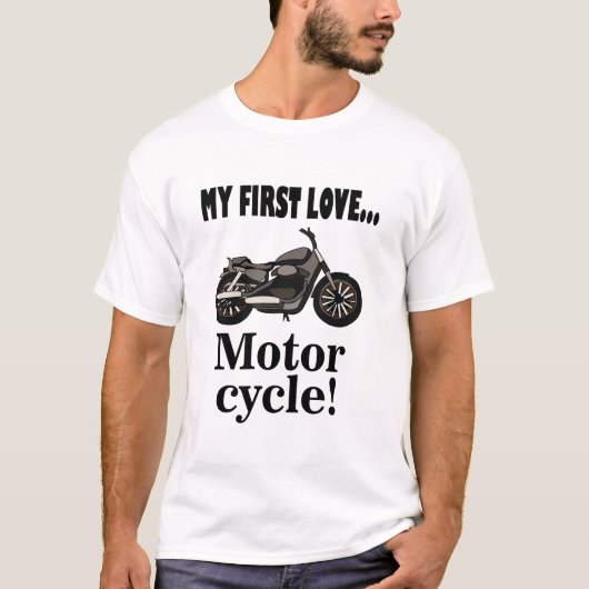 Motorfiets liefhebber Fietsen Rider Motorfiets T-shirt (Voorkant)