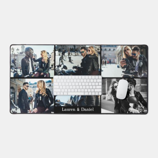 Motorfiets Lover Personaliseer Afbeelding Valentij Bureaumat (Keyboard & Muis)