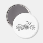Motorfiets Magneet (Voorkant / Achterkant)