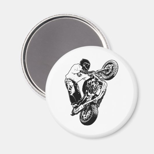 Motorfiets Magneet (Voorkant / Achterkant)