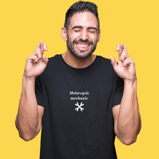 Motorfiets Mechanische motorfiets t-shirt