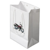 Motorfiets Medium Cadeauzakje (Voorkant Gekanteld)