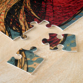 Motorfiets meisje  legpuzzel (Zijkant)