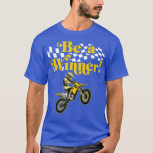 motorfiets met motocross is een winnaar t-shirt