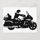 motorfiets met motoraandrijving briefkaart (Voorkant)