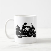 motorfiets met motoraandrijving koffiemok (Links)