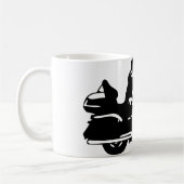 motorfiets met motoraandrijving koffiemok (Links)