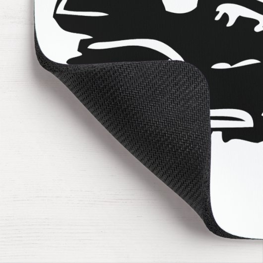 motorfiets met motoraandrijving muismat (Hoek)