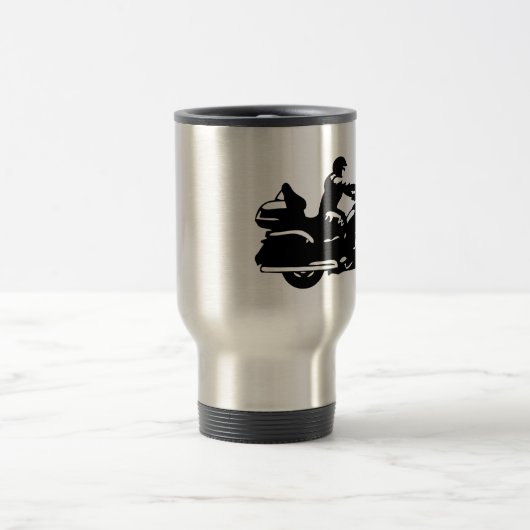 motorfiets met motoraandrijving reisbeker (Center)