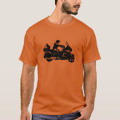 motorfiets met motoraandrijving t-shirt (Voorkant)