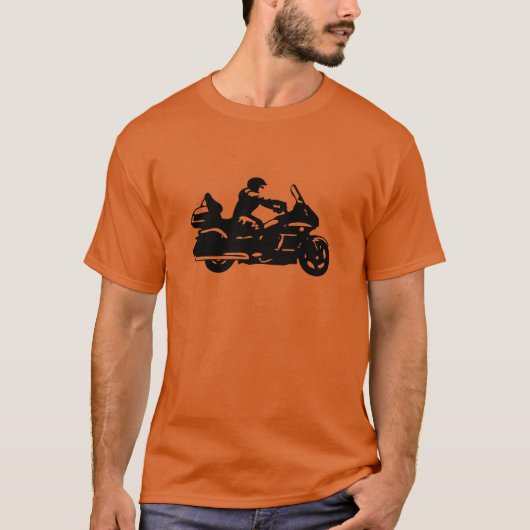 motorfiets met motoraandrijving t-shirt (Voorkant)