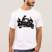 motorfiets met motoraandrijving t-shirt (Voorkant)
