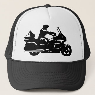 motorfiets met motoraandrijving trucker pet