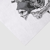 motorfiets met nachtzuigers tissuepapier (Detail)