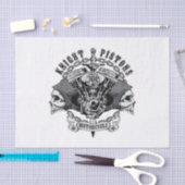 motorfiets met nachtzuigers tissuepapier (Craft)