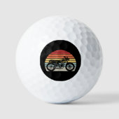 motorfiets met oprolmechanisme golfballen (Voorkant)