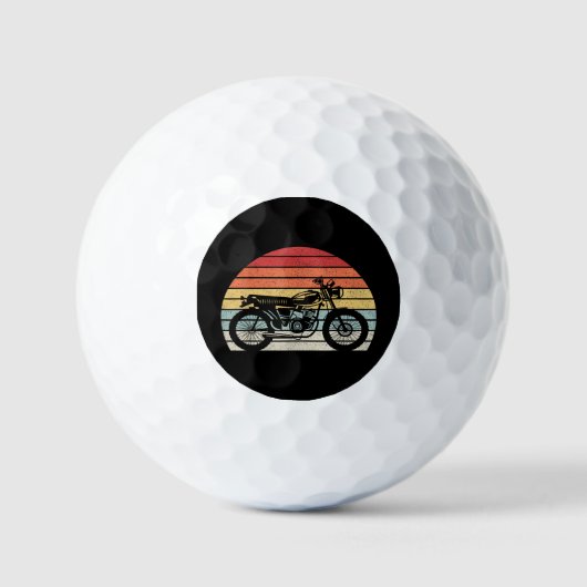 motorfiets met oprolmechanisme golfballen (Voorkant)