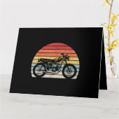  motorfiets met oprolmechanisme kaart (Gele Bloem)