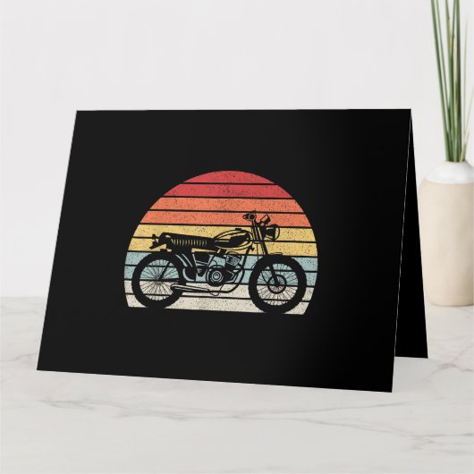  motorfiets met oprolmechanisme kaart (Voorkant)