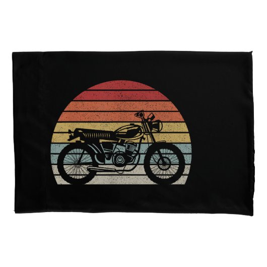  motorfiets met oprolmechanisme kussensloop (Voorkant)