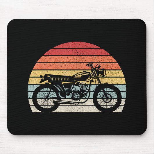 motorfiets met oprolmechanisme muismat (Voorkant)