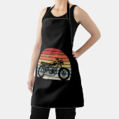motorfiets met oprolmechanisme schort (Insitu)