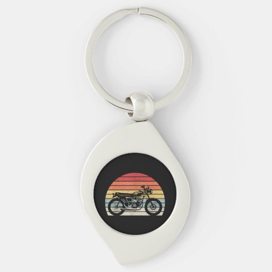 motorfiets met oprolmechanisme sleutelhanger (Voorkant)