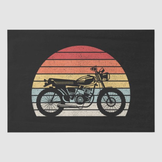 motorfiets met oprolmechanisme tissuepapier (Voorkant)