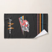 Motorfiets met racistisch thema Motorfiets, naam g Handdoek (Handdoek)