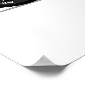  motorfiets met riemen van rebellen poster (Hoek)